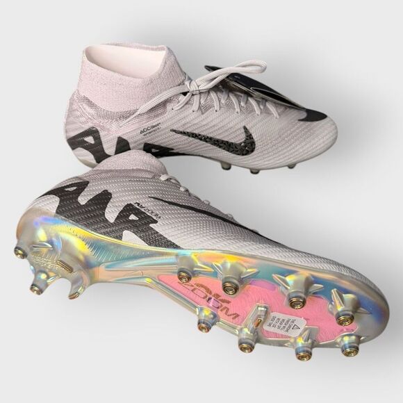 Nike Zoom Superfly 9 Elite AG Pro P Grey Soccer Cleats HF4391-001 Mens size 8.5 main image 8